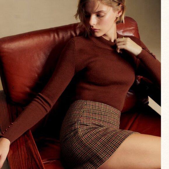 Sezane  Simon Jumper-Caramel - Picture 2 of 14